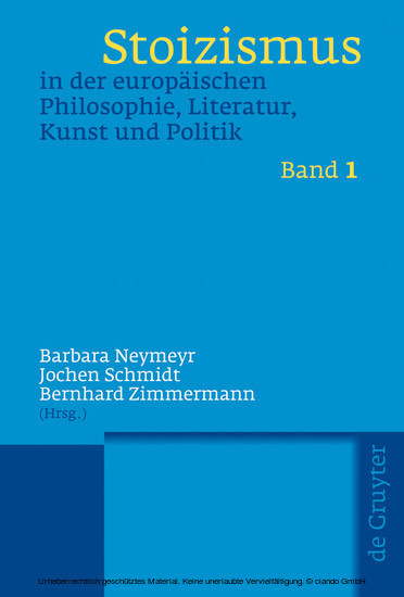 Stoizismus in der europäischen Philosophie, Literatur, Kunst und Politik main product photo