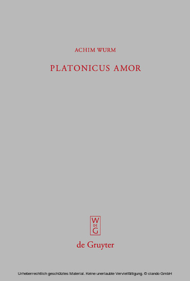 Platonicus amor main product photo