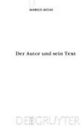 Der Autor und sein Text
