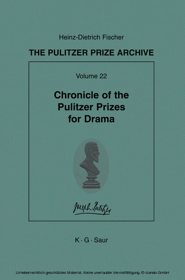 Chronicle of the Pulitzer Prizes for Drama main product photo