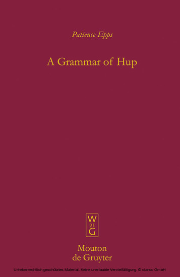 A Grammar of Hup main product photo