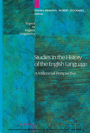 Studies in the History of the English Language main product photo