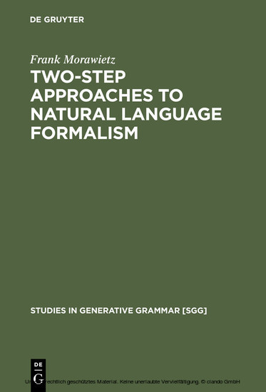 Two-Step Approaches to Natural Language Formalism main product photo