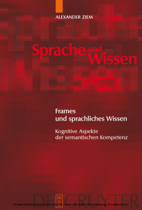 Frames und sprachliches Wissen