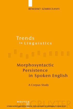 Morphosyntactic Persistence in Spoken English