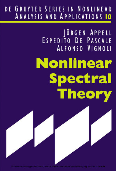 Nonlinear Spectral Theory main product photo
