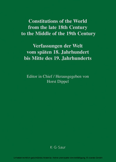 Constitutional Projects of Russia 1799-1825 / Konstitucionnye proekty Rossii 1799-1825 / Verfassungsprojekte Russlands 1799-1825 main product photo