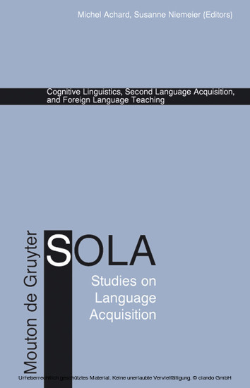 Cognitive Linguistics, Second Language Acquisition, and Foreign Language Teaching main product photo