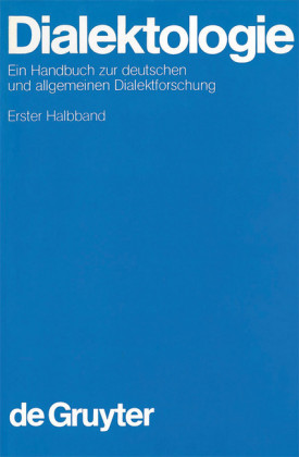 Dialektologie. 1. Halbband. 1. Halbbd.