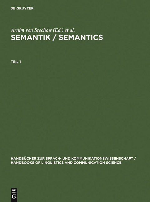 Semantik / Semantics main product photo
