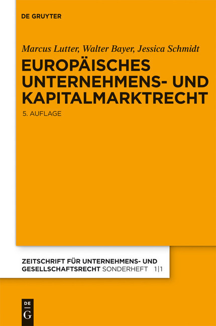 Europäisches Unternehmens- und Kapitalmarktrecht main product photo