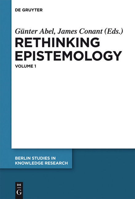 Rethinking Epistemology main product photo