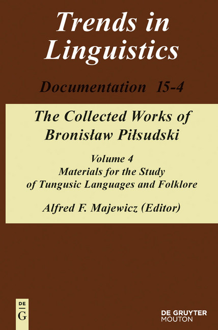 Materials for the Study of Tungusic Languages and Folklore main product photo