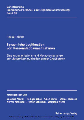 Sprachliche Legitimation von Personalabbaumaßnahmen