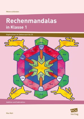 Meine schönsten Rechenmandalas in Klasse 1