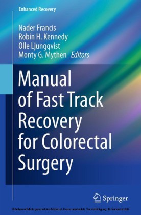 Manual of Fast Track Recovery for Colorectal Surgery