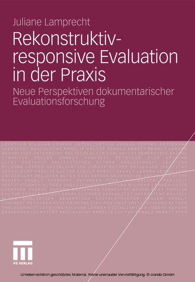 Rekonstruktiv-responsive Evaluation in der Praxis main product photo