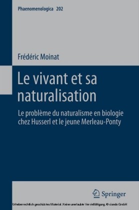 Le vivant et sa naturalisation