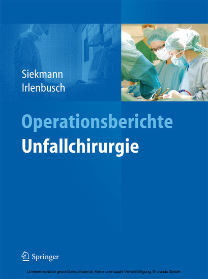 Operationsberichte Unfallchirurgie main product photo