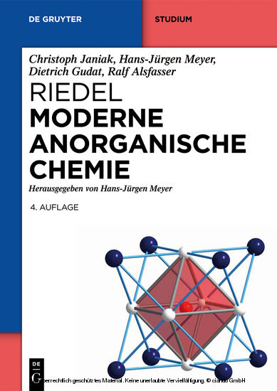 Riedel Moderne Anorganische Chemie main product photo