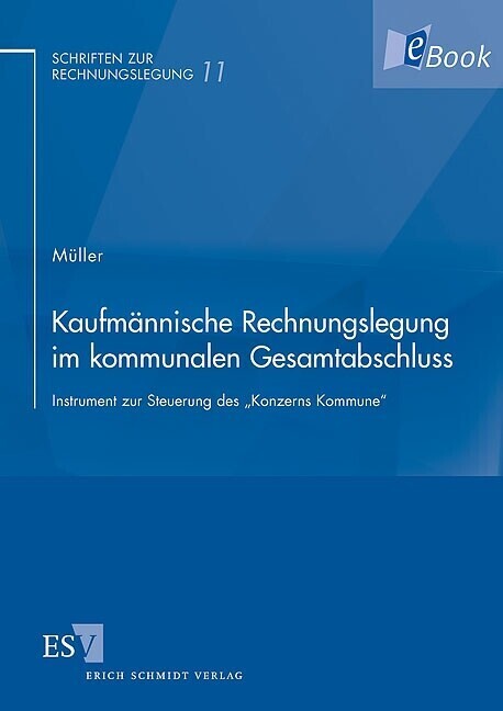 Kaufmännische Rechnungslegung im kommunalen Gesamtabschluss main product photo