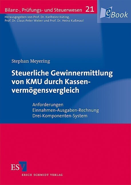 Steuerliche Gewinnermittlung von KMU durch Kassenvermögensvergleich main product photo