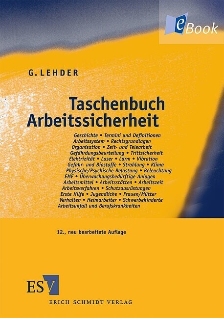 Taschenbuch Arbeitssicherheit main product photo
