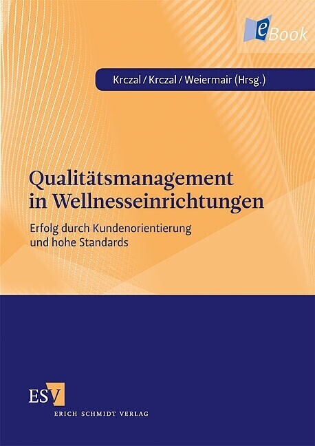 Qualitätsmanagement in Wellnesseinrichtungen main product photo