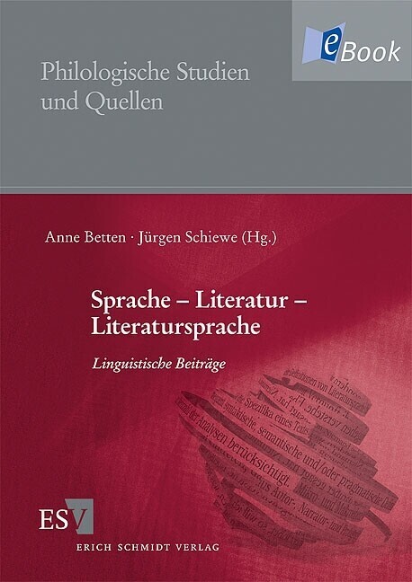 Sprache - Literatur - Literatursprache main product photo
