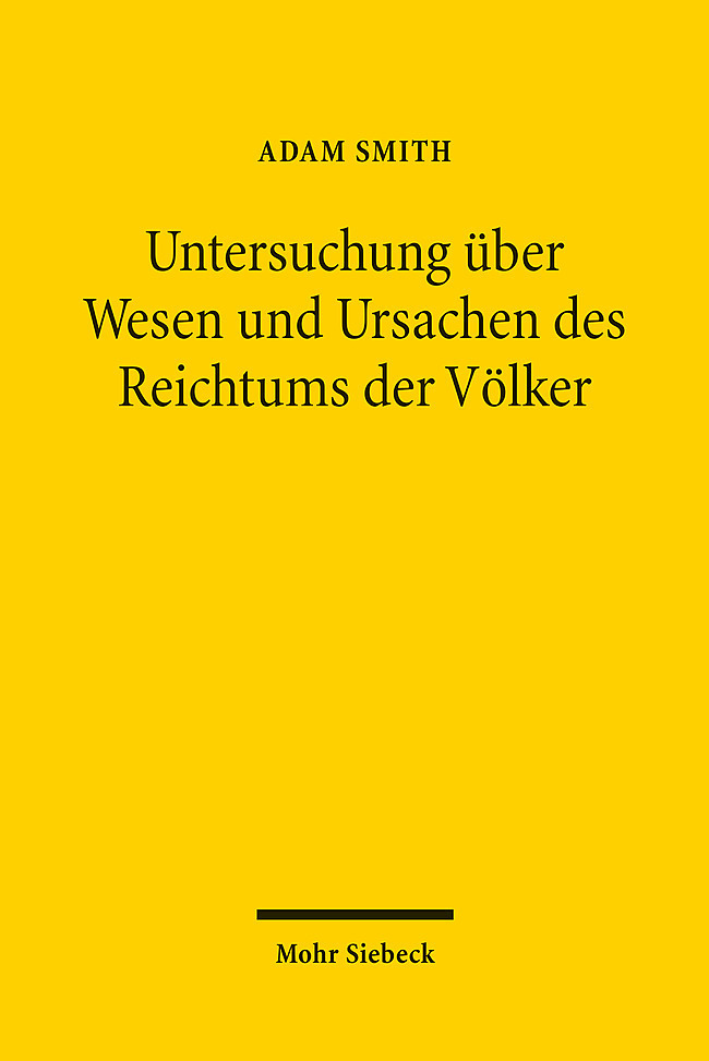 Untersuchung über Wesen und Ursachen des Reichtums der Völker main product photo