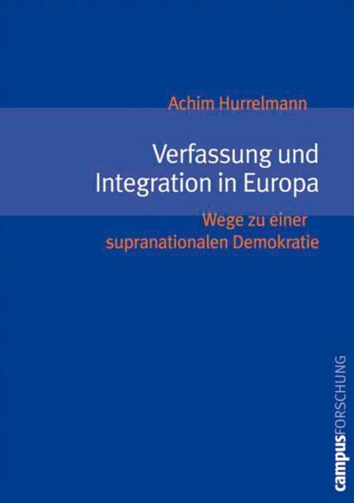 Verfassung und Integration in Europa main product photo