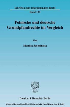Polnische und deutsche Grundpfandrechte im Vergleich.