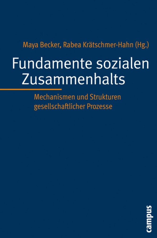 Fundamente sozialen Zusammenhalts main product photo