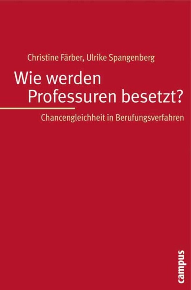 Wie werden Professuren besetzt? main product photo