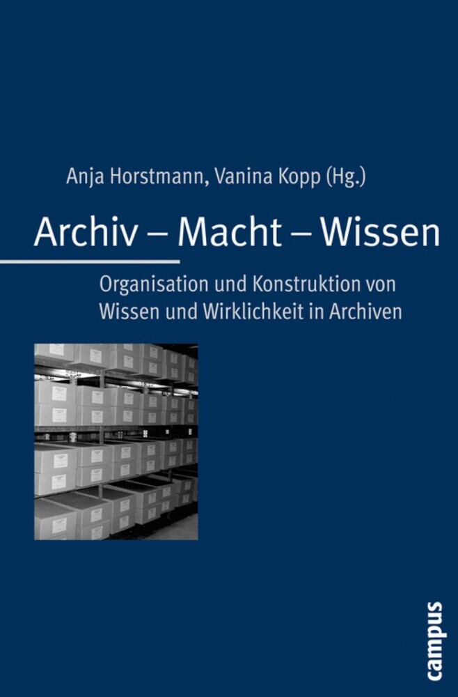 Archiv - Macht - Wissen main product photo
