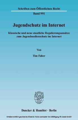 Jugendschutz im Internet.