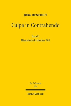 Culpa in Contrahendo. Bd.1