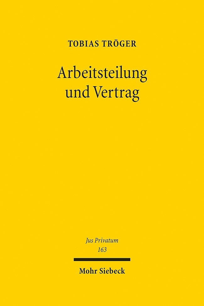 Arbeitsteilung und Vertrag main product photo