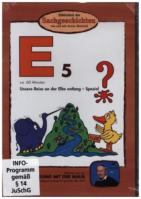 Bibliothek der Sachgeschichten - E5, Unsere Reise an der Elbe entlang: Spezial, 1 DVD main product photo