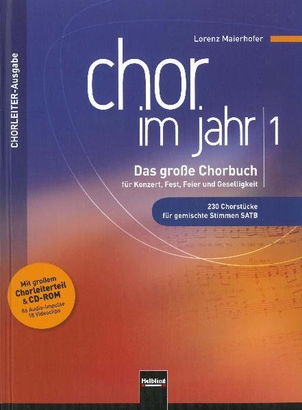 Chor im Jahr, Chorleiterausgabe, m. CD-ROM. Bd.1 main product photo