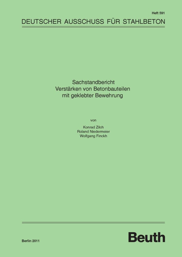 Sachstandbericht "Verstärken von Betonbauteilen mit geklebter Bewehrung" main product photo