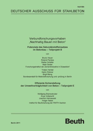 Verbundforschungsvorhaben "Nachhaltig Bauen mit Beton"