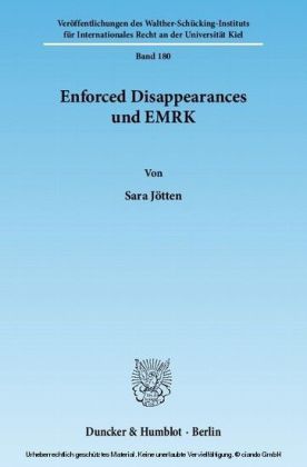 Enforced Disappearances und EMRK.