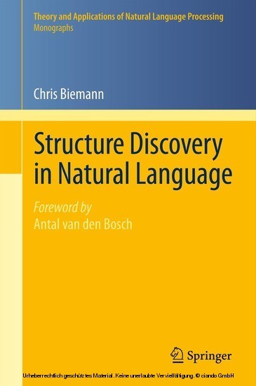 Structure Discovery in Natural Language main product photo