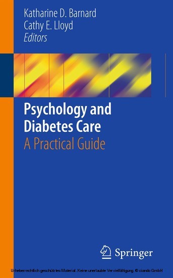 Psychology and Diabetes Care main product photo