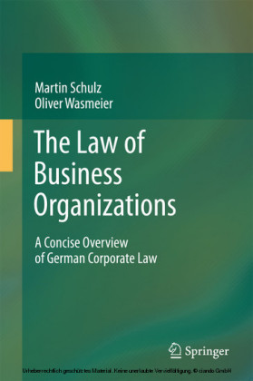 The Law of Business Organizations