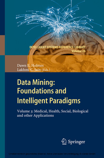 Data Mining: Foundations and Intelligent Paradigms. Vol.3 main product photo