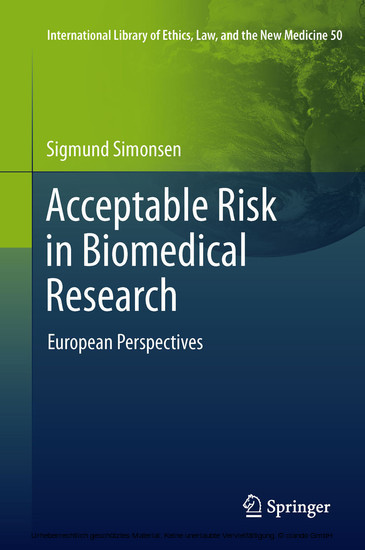 Acceptable Risk in Biomedical Research main product photo