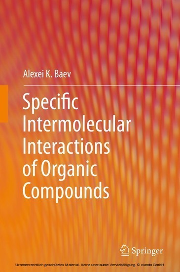 Specific Intermolecular Interactions of Organic Compounds main product photo