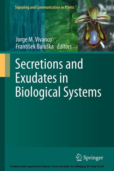 Secretions and Exudates in Biological Systems main product photo
